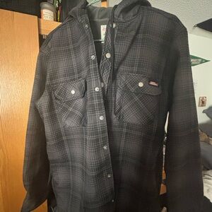 Dickies, flannel coat jacket
